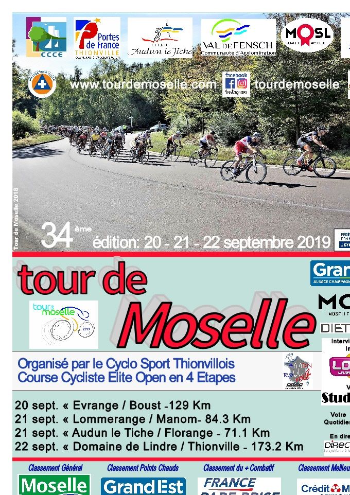 AFFICHE DU TOUR DE MOSELLE 2019